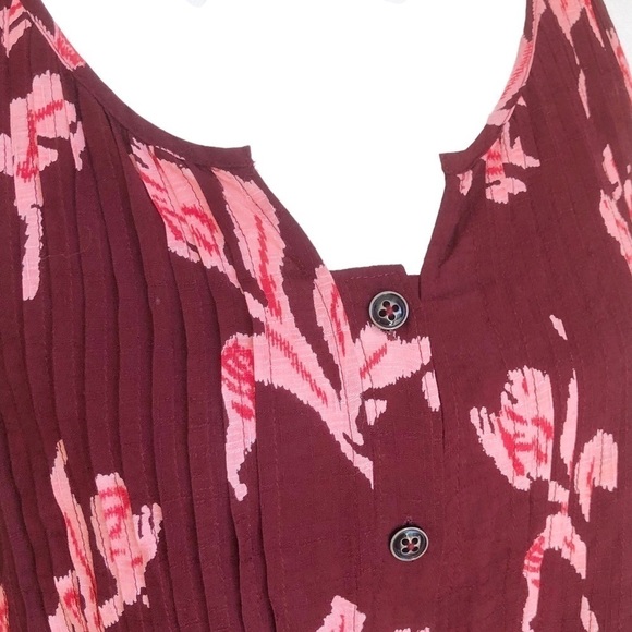 Maeve Anthropologie Diana Floral Swing Tank  Top Size 0 - Picture 5 of 11